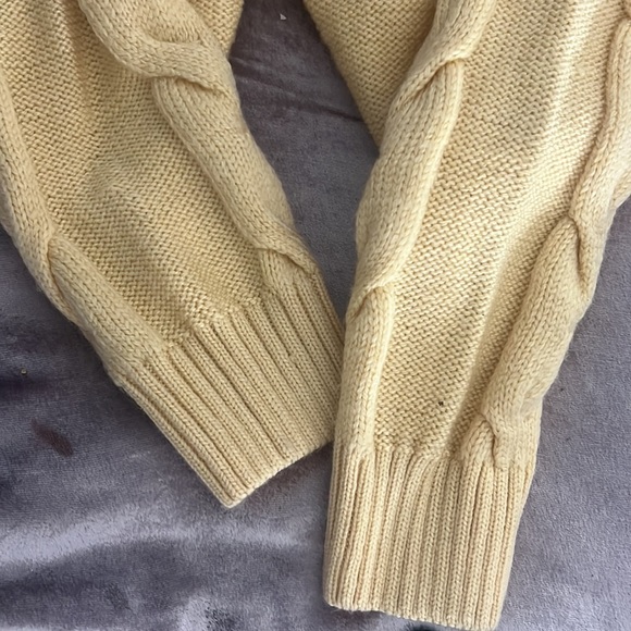 Urban outfitters made by Out From Under yellow long sleeve turtleneck sweater - Picture 4 of 6